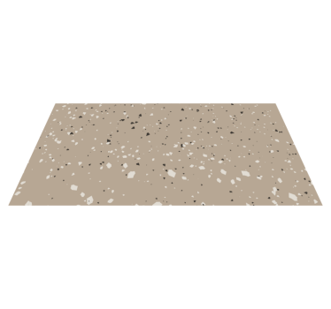 Beige terrazzo vinyl textur matta - Tenstickers