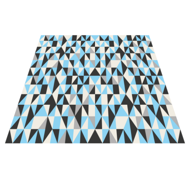 Vinylmatta geometrisk triangulärt motiv - Tenstickers
