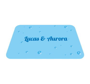 Vinylmatta namn bubbly parnamn - Tenstickers