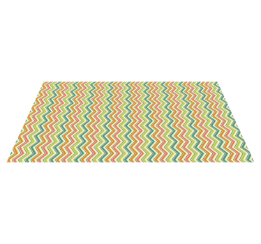 Chevron sicksackmotiv Vinylmatta geometrisk - Tenstickers