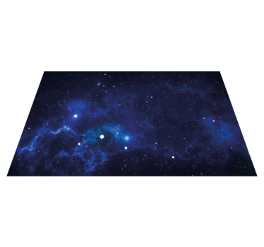 Kosmisk nebulosa scen Vinylmatta Stjärnor - Tenstickers