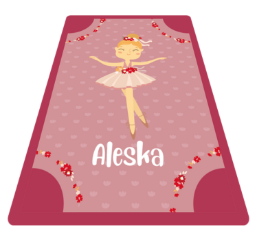 Ballerina-pjäs Vinylmatta namn - Tenstickers