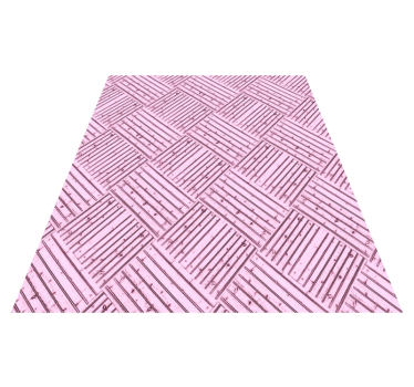 Rosa textur diagonalt träeffekt vinylgolv - Tenstickers
