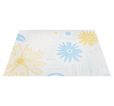 Blommiga inslag Vinylmatta blommor och växter - Tenstickers