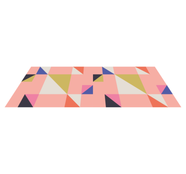 Konst geometriska mönster matta - Tenstickers