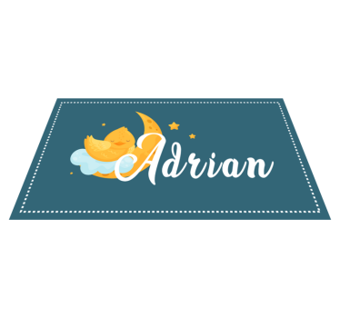 Sovande anka med namn Andra Vinylmattor - Tenstickers