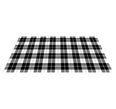 Kontrasterande rutmönster Vinylmatta geometrisk - Tenstickers