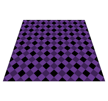 Vinylmatta geometrisk lila rutmönster - Tenstickers