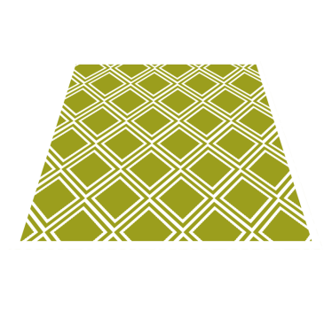 Diamantmönstermotiv Vinylmatta geometrisk - Tenstickers