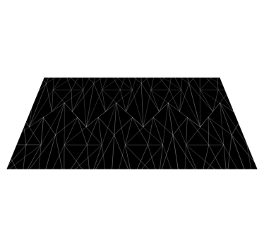 Snygg stil Vinylmatta geometrisk - Tenstickers