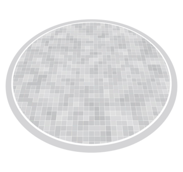 Elegant mosaikmönster Vinylmatta badrum - Tenstickers