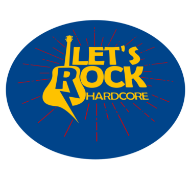 Hyllning till elgitarr Vinylmatta Cirkulär - Tenstickers