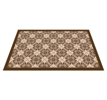 Brun vintage spanska badrum vinylgolv - Tenstickers