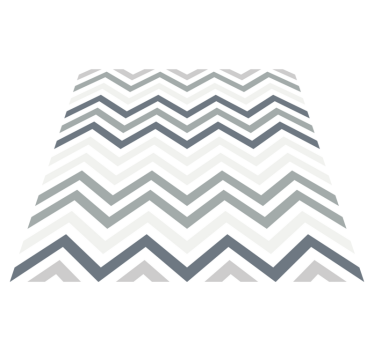 Elegant chevronmotiv Vinylmatta geometrisk - Tenstickers