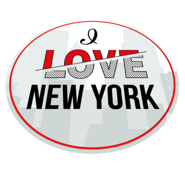 Jag älskar new york Vinylmattor med fraser - Tenstickers