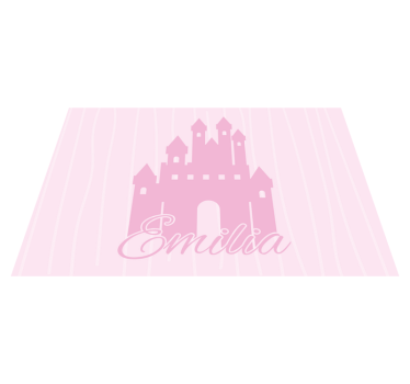 Prinsesslott Vinylmatta namn - Tenstickers
