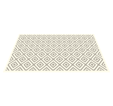 Diamantinspiration Vinylmatta geometrisk - Tenstickers