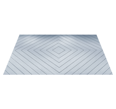 Diagonalt linjemönster Vinylmatta modern - Tenstickers