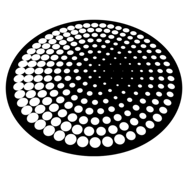 Prickigt mönster Vinylmatta geometrisk - Tenstickers