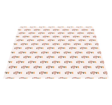 Kärleksmönster Vinylmattor med fraser - Tenstickers