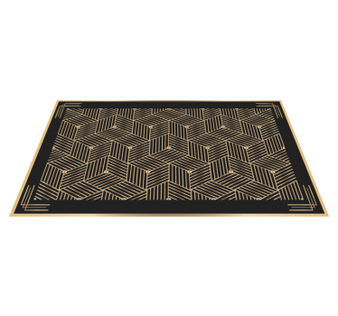 Snyggt mönstrad Vinylmatta geometrisk - Tenstickers