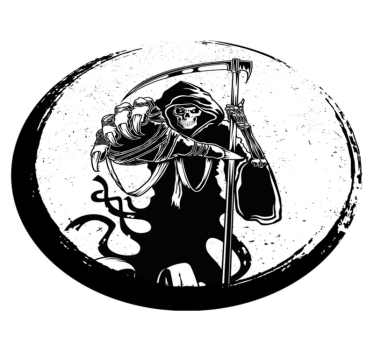 Ond silhuett original dekal halloween mattor - Tenstickers