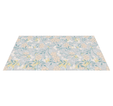 80 -tals blommig elegant mönster retro matta - Tenstickers