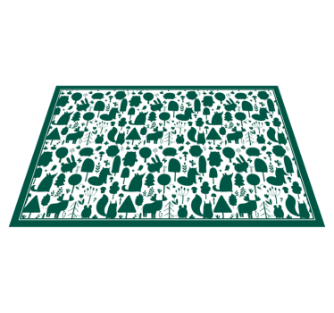 Natursilhuetter Vinylmatta natur - Tenstickers