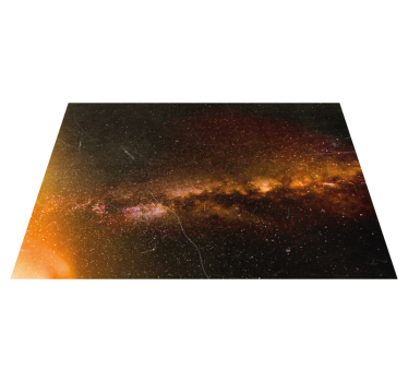 Kosmisk galaxvy Vinylmatta Stjärnor - Tenstickers