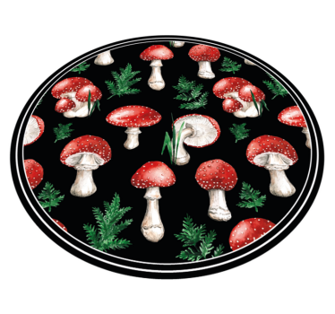 Svampskogsmotiv Vinylmatta natur - Tenstickers