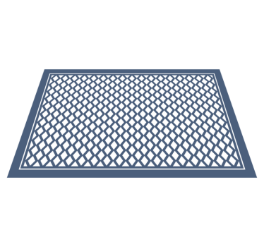Diamantmönster "hampton stil" geometriska mattor - Tenstickers