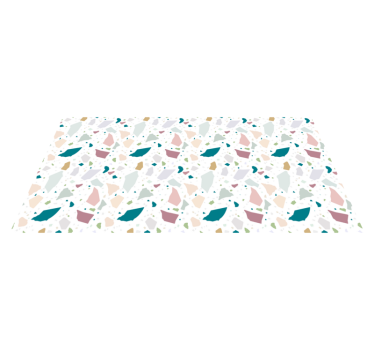 Konceptuella figurer Vinylmatta geometrisk - Tenstickers