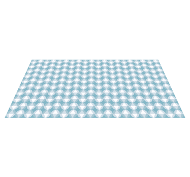 Dynamiskt diamantmönster Vinylmatta geometrisk - Tenstickers