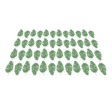 Uppsättning nordiska gröna blad mattor i nordisk stil - Tenstickers