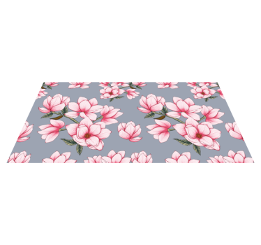Träd vacker magnolia blomma matta - Tenstickers