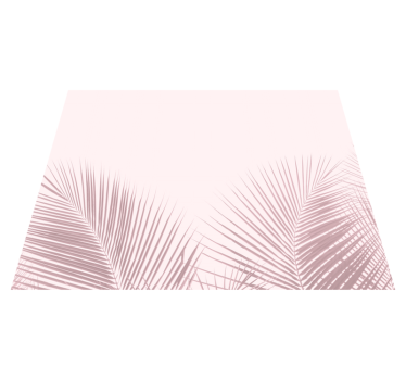 Eleganta palmbilder Vinylmatta blommor och växter - Tenstickers
