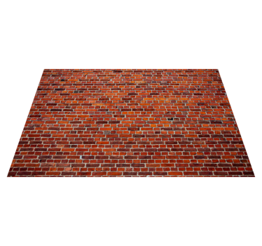 Grov tegelstruktur Vinylmatta steneffekt - Tenstickers