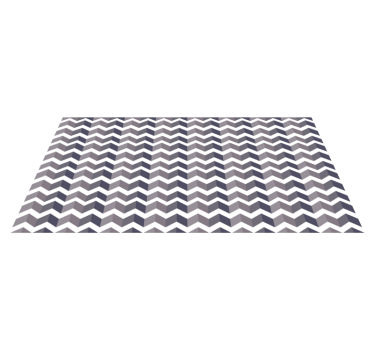 Chevron Pattern Elegance Vinylmatta geometrisk - Tenstickers