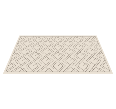 Geometrisk labyrintdesign Vinylmatta geometrisk - Tenstickers
