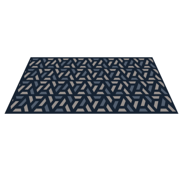 Sammankopplade vinklar Vinylmatta geometrisk - Tenstickers