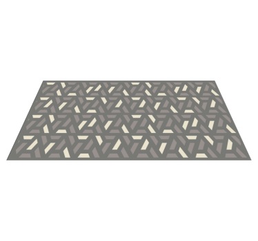 Sammankopplande galler Vinylmatta geometrisk - Tenstickers