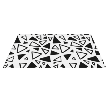Abstrakt triangulär Vinylmatta geometrisk - Tenstickers