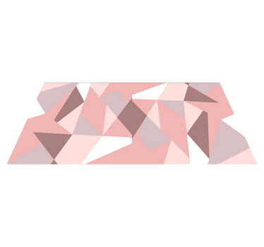 Geometriska triangelmönster Vinylmatta geometrisk - Tenstickers