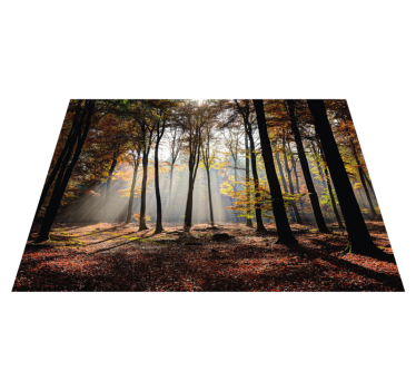 Skogens lugn Vinylmatta natur - Tenstickers