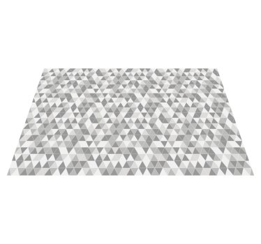 Geometriska triangulära mönster Vinylmatta geometrisk - Tenstickers