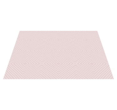 Minimalistiska rosa kvadratiska geometriska mattor - Tenstickers