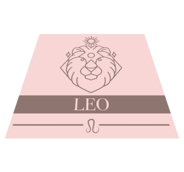Leo stjärntecken Vinylmatta namn - Tenstickers
