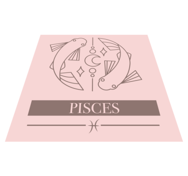Fiskarnas zodiak Vinylmattor med fraser - Tenstickers