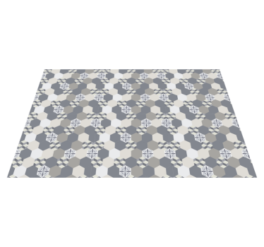 Geometrisk kakel Vinylmatta kakeleffekt - Tenstickers