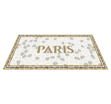 Paris romersk mosaik skräddarsydda mattor - Tenstickers